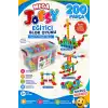 Mega Joesy Eğitici Blok Oyunu 200 Parça - Oyuncak Lego Seti - Birbirine Geçmeli STEM Lego Seti - Eğitici Oyuncak