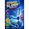Power Slider Mavi Katlanabilir 3 Tekerlekli Oturaklı Scooter - Işıklı Scooter - Çocuk Scooter