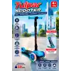 Cool Wheels Mavi Tulpar Işıklı 3 Tekerlekli Katlanabilir Scooter - CoolWheels Scooter - Çocuk Scooter
