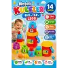 Neşeli Kuleler - Bultak Lego - Bebek Oyuncağı - Şekil Takmaca - Kule Oyunu