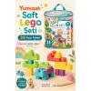 Yumuşak Soft Lego Seti 24 Parça Paketli - Büyük Yumuşak Bloklar - Büyük Soft Lego Oyuncakları - Yumuşak Lego - Soft Lego