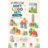 Yumuşak Soft Lego Seti 12 Parça - Büyük Yumuşak Bloklar - Büyük Soft Lego Oyuncakları - Yumuşak Lego - Soft Lego