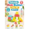 Yumuşak Bloki Blokları Tren Set 24 Parça - Büyük Yumuşak Bloklar - Büyük Soft Lego Oyuncakları