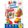 Akıllı Çocuk (60 Parça) - Büyük Parça Lego - Lego Setleri - Bloklar - Bebek Lego