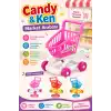 Candy & Ken Market Arabası - Mutfak Setleri - Ev Oyuncak Setleri