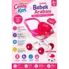 Candy & Ken Tenteli Bebek Arabası - Ev Eşyaları Seti - Ev Oyuncakları Seti - Puset Araba