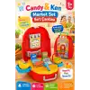 Candy & Ken Market Set Sırt Çantası - Kasiyer Oyuncağı - Market Setleri - Mutfak Oyuncakları