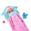 Barbie Sleepover Reveal - Mavi Pijamalı JMR88 - Barbie Oyuncak Barbie Bebek