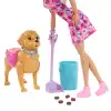 Barbie ve Köpekçiğin Yürüyüş Zamanı JJB46 - Barbie Oyuncak Barbie Bebek