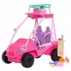 Barbie Plaj Arabası Oyun Seti - Barbie Mysteries: Beach Detectives JFV68 - Barbie Bebek