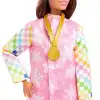 Barbie Snowboard Sporcusu Oyun Seti JKF78 - Barbie Oyuncak Barbie Bebek
