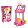 Barbie Temizlik Arabası - Ev Eşyaları Seti - Ev Oyuncakları Seti - Vileda Seti
