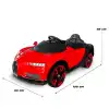 Bravo GT Kırmızı Uzaktan Kumandalı 4X2 12 Volt Akülü Araba - RC Bugatti Akülü Araba