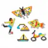 Çiçek Puzzle Lego (500 Parça) - Yıldız Puzzle - Çiçek Bloklar - Çiçek Legolar Oyuncak
