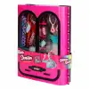 Cindy Doll Aksesuarlı Gardırop Pembe - Barbie Dolap - Barbie Giysi Dolabı - Barbie Gardırop - Gardrop