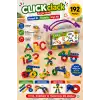 Click Clack Lego (192 Parça) - ClickClack Puzzle - Sök Tak Bloklar - Legolar Oyuncak