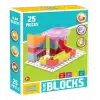 Creative Blok 25 Parça - Slide Blocks 25 Parça - Lego Oyuncakları - Yaratıcı Top Oyunu - Creative Lego