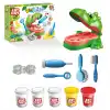 Dinozor Dişçi Oyun Hamur Seti 280 Gr. - Oyun Hamuru Seti - Hamur Setleri - Dino Hamur Seti - Dişçi Doktor Seti