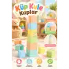 Dolu 5204 Küp Kule Kaplar - Eğitici Kule Oyuncağı