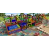 Double Oyun Havuzu ve Trambolin - Sünger Soft Play Top Havuzu Çocuk Oyun Alanı