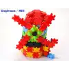 Flexy Tangles Blok Oyunu 500 Parça - Oyuncak Lego Seti - Birbirine Geçmeli STEM Lego Seti - Eğitici Oyuncak
