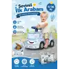 Go Hero İlk Arabam Mavi - Binmeli Araba İlk Arabam - Çocuk Arabası - İlk Adım Arabası - 4 Teker Araç