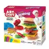 Hamburger Oyun Hamur Seti 200 Gr. - Oyun Hamuru Seti - Hamur Setleri - Hamur Kalıpları