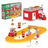 İtfaiye Yol Seti - Lego Oyuncağı - Lego Setleri - Bloklar - Lego Seti - Yarış Seti