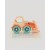 Lüx Bej Minik Kepçe - Plastik Kepçe - Kırılmaz Oyuncak - Kırılmaz Kepçe Dozer - Kepçe Dozer Setleri