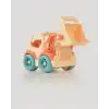 Lüx Bej Minik Kepçe - Plastik Kepçe - Kırılmaz Oyuncak - Kırılmaz Kepçe Dozer - Kepçe Dozer Setleri