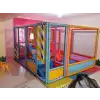 Tırmıklı Oyun Havuzu ve Trambolin - Sünger Soft Play Top Havuzu Çocuk Oyun Alanı