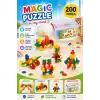 Magic Puzzle Lego (200 Parça) - Sihirli Puzzle- Küçük Bloklar - Sihirli Legolar Oyuncak