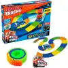 Magic Trucks 384 Parça Raylı Pist - Raylı Araç Oyuncak - Tren Oyuncak - Renkli Araç Yolu - Pist Set