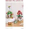Mikro Blok Çiçekler 4 703 Parça - Lego Setleri - Loz Mini Lego - Çiçek Lego - Loz Lego - Mikro Bloklar
