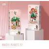 Mikro Blok Çiçekler 4 703 Parça - Lego Setleri - Loz Mini Lego - Çiçek Lego - Loz Lego - Mikro Bloklar