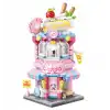 Mikro Blok Kapkek Dükkanı 350 Parça - Lego Setleri - Keeppley Mini Lego - Cup Cake Lego - Keeppley Lego - Mikro Bloklar