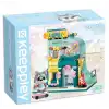 Mikro Blok Kaykay Dükkanı 344 Parça - Lego Setleri - Keeppley Mini Lego - Keeppley Lego - Mikro Bloklar