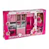 My Happy Kitchen Bebekli Üçlü Mutfak Seti - Modern Mutfak Seti - Işıklı Sesli Mutfak Oyuncak - Fırın, Buzdolabı, Lavabo