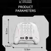 Orijinal Chases Light Oyun Konsolu - Kovalayan Işık Oyunu - Popit Light Up - Hızlı Işık Yakalama Oyunu - Fidget Anti Stres Oyunu - Beyaz