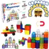 Orijinal Magnescape Magnetic Tiles 48 Parça - Magnetic Magical Magnet - Mıknatıslı Lego Magnescape