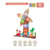 Orijinal Magnetic Tiles Star Diamond Light Version 82 Parça Işıklı Manyetik Lego - Mıknatıslı Lego Ledli Magnetic Işıklı Magnet
