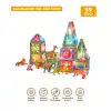 Orijinal Magnetic Tiles Star Diamond Light Version 89 Parça Işıklı Manyetik Lego - Mıknatıslı Lego Ledli Magnetic Işıklı Magnet