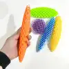 Orijinal Morf Flexi Fidget Stres Oyuncağı Worm fidget Stres Giderici Solucan Stres Yay - Gökkuşağı