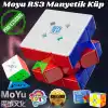 Orijinal MoYu 3x3 RS3M Manyetik Çift Modülasyon Küp - Moyu Speed Cube - Moyu RS3M 3x3 Zeka Küpü - Zeka Küpü - Magnetic Cube