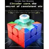 Orijinal MoYu 3x3 RS3M Manyetik Çift Modülasyon Küp - Moyu Speed Cube - Moyu RS3M 3x3 Zeka Küpü - Zeka Küpü - Magnetic Cube