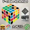 Orijinal V-Cube 4x4 Flat Küp - V-Cube Küp - Zeka Küpü - 4x4 Flat Küp - Akıl Küpü - Rubiks Küp -VCube