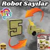 Pocket Morphers Tüm Seti - Roboto Dönüşen Sayılar - Robot Rakamlar - Transformers - Robot Sayılar - Dönüşen Rakamlar