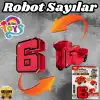 Pocket Morphers Tüm Seti - Roboto Dönüşen Sayılar - Robot Rakamlar - Transformers - Robot Sayılar - Dönüşen Rakamlar