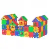 Puzzle City (64 Parça) - Lego Setleri - Ev Blokları - Şekilli Lego - Kare Bloklar