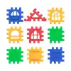 Puzzle City (64 Parça) - Lego Setleri - Ev Blokları - Şekilli Lego - Kare Bloklar
